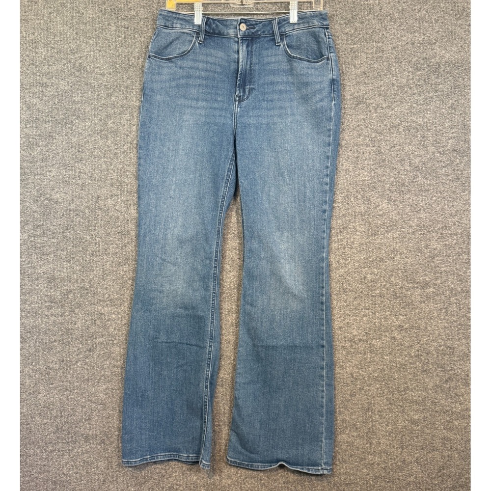 Old Navy Jeans Girls 12 Blue Flare Jeans Wow High‎ Rise Flare Medium Wash Youth